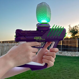 Purple and White Gel Blaster StarFire (Glow In The Dark Blaster)