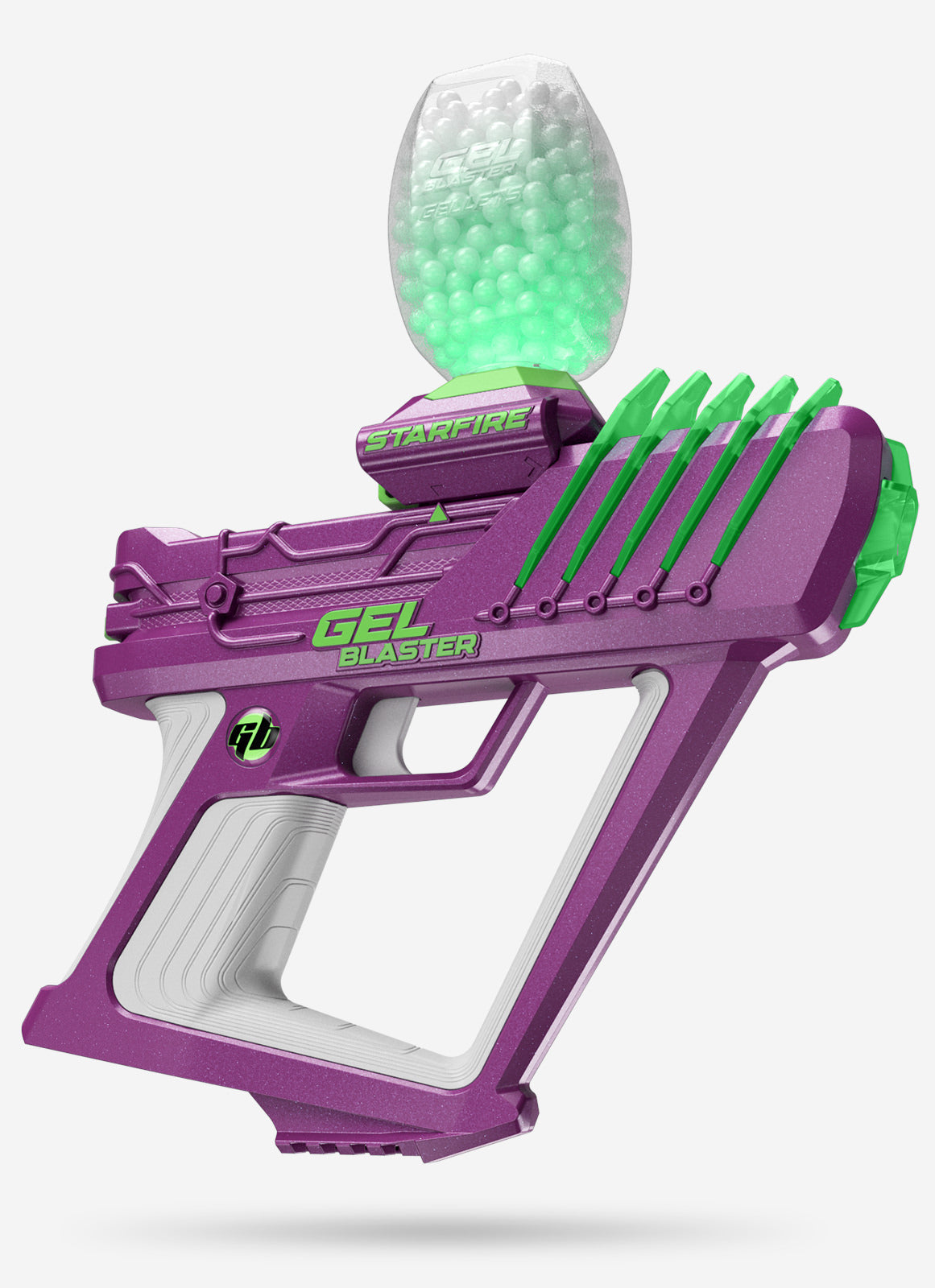 Gel Blaster フィン & チップ　Purple Gel Blaster Surge Blaster Fin & Tip Water Bead Blaster