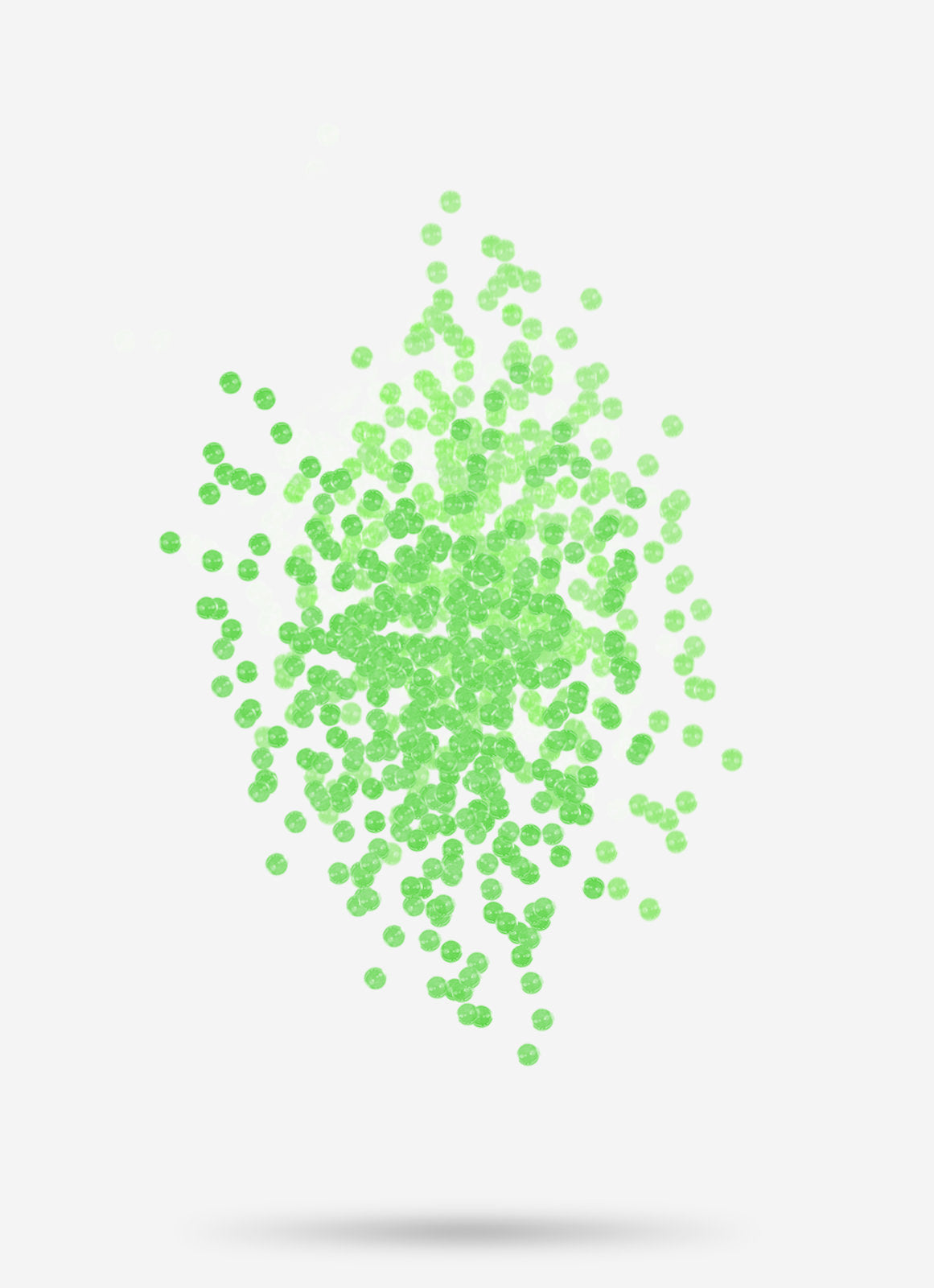 Green gel blaster gellets pack